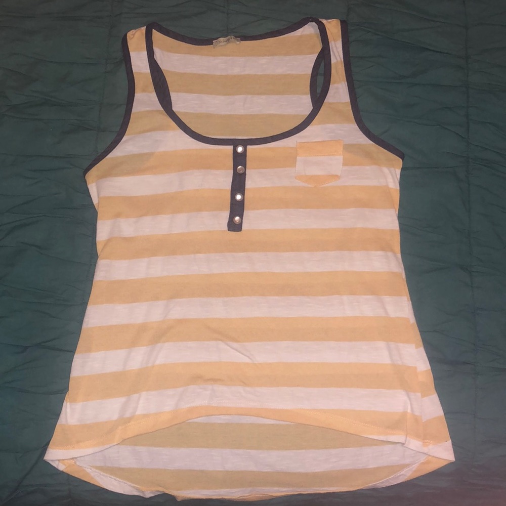 Nicolette Striped Tank Size M
